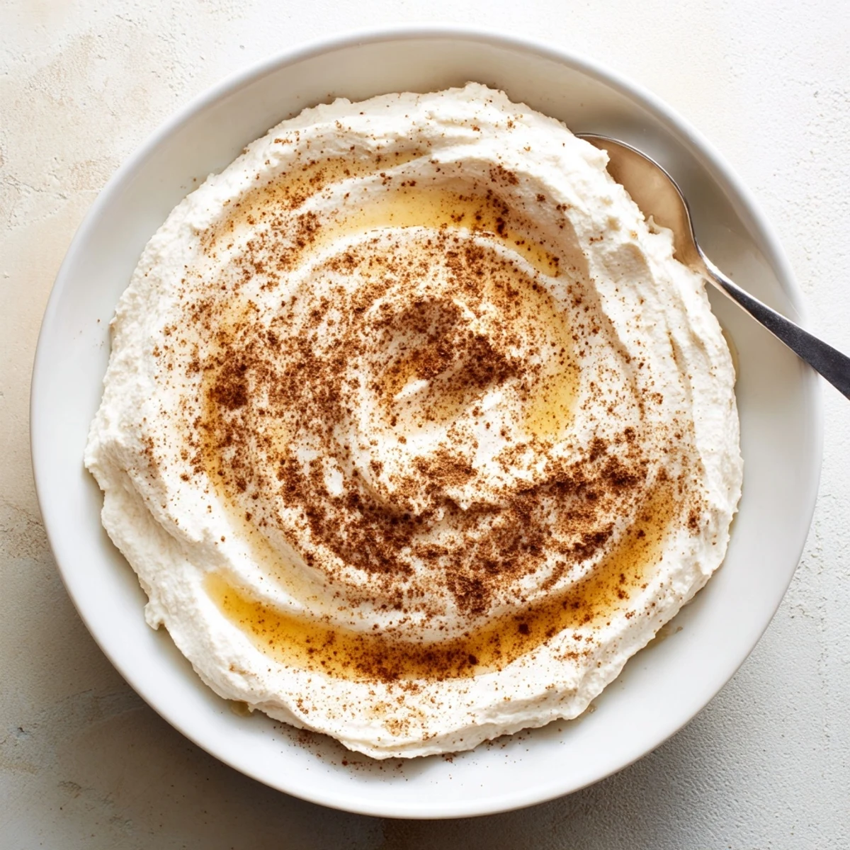 Deliciously simple Ricotta, Honey & Cinnamon Delight, perfect for a quick snack.  