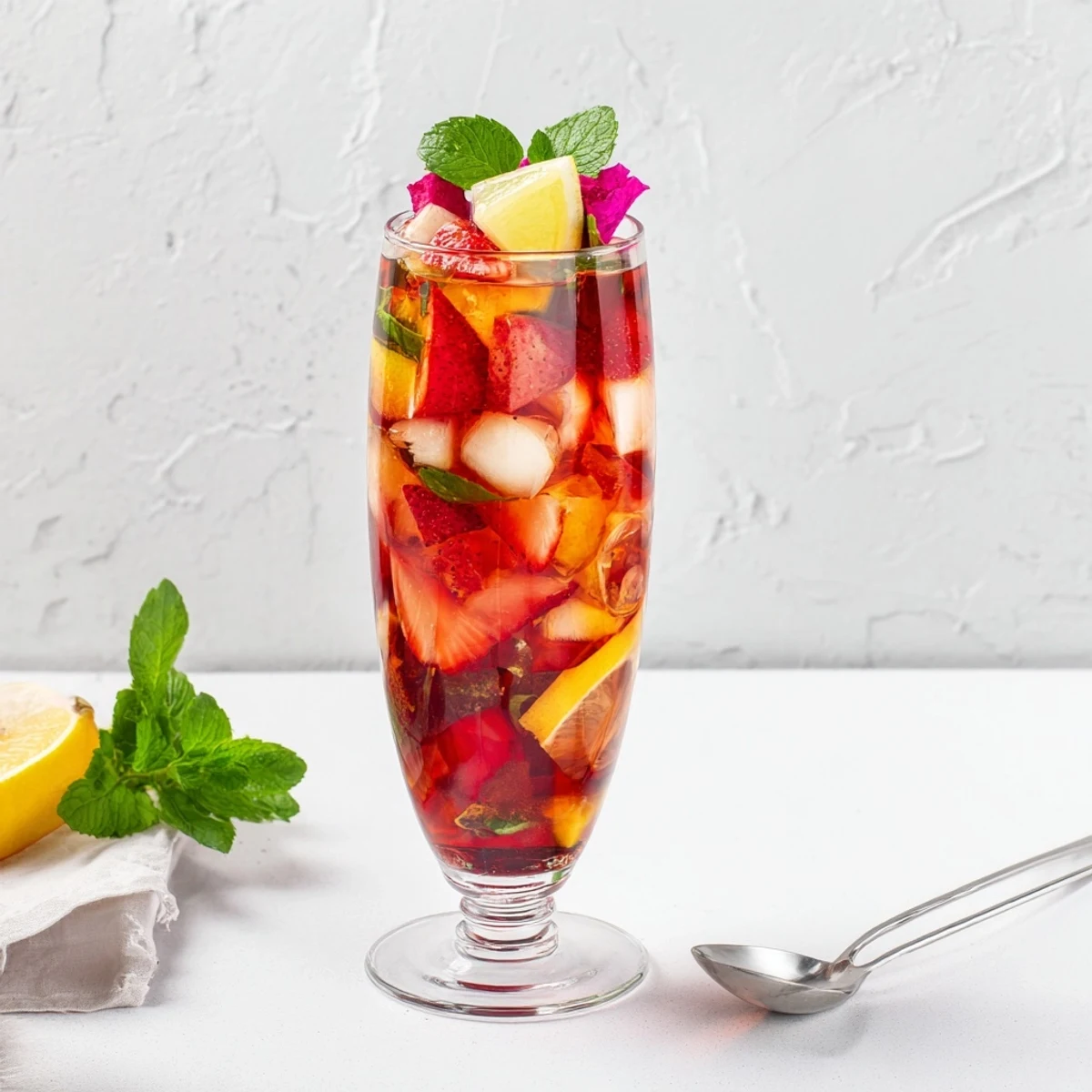 Hydrating water mocktails infused with lemon and herbs, ideal for a delightful sip.