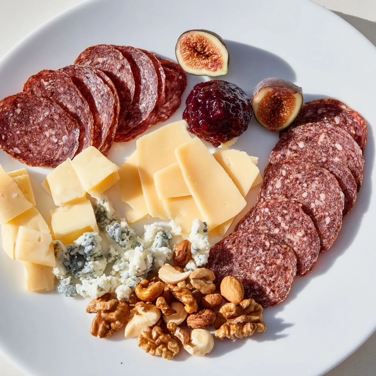 This beautiful Deer Antler Charcuterie features an array of delicious game meats ready to be enjoyed with friends.