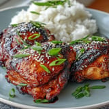 Soy Glazed Chicken Thighs