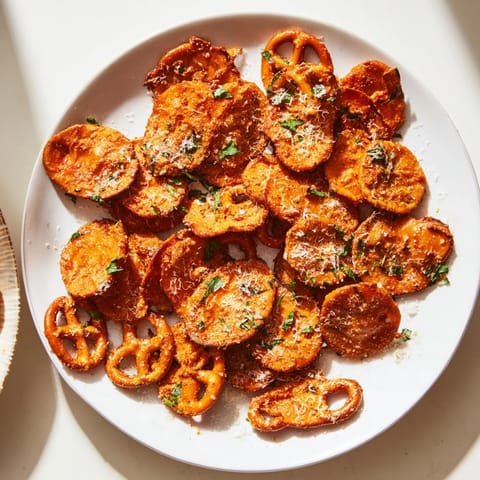 Holiday Snack Spicy Pretzel Chips