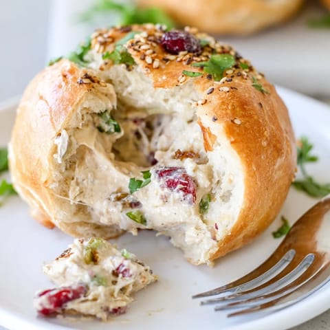 Cranberry Jalapeño Dip Bagel Bombs