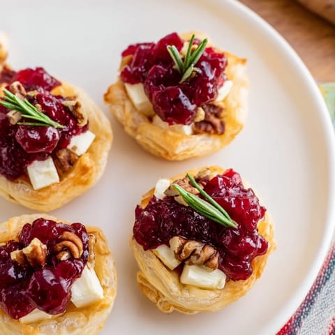Quick Cranberry Brie Bites
