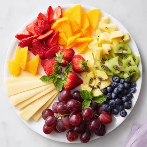 Kaleidoscope Fruit Cheese Plate