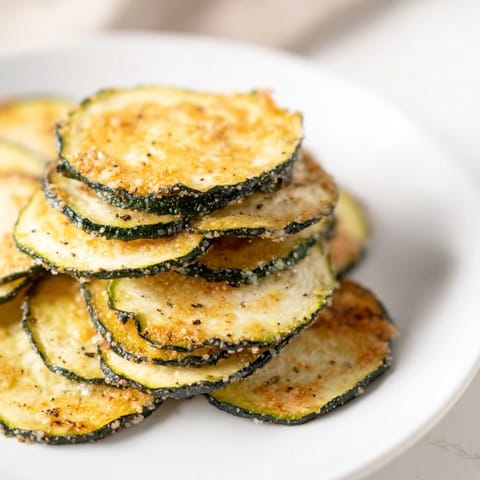 Freshly baked crispy zucchini chips, aromatic with paprika, on a baking sheet, tempting crunch.