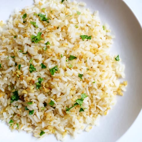 Fragrant Jasmine Rice Garlic