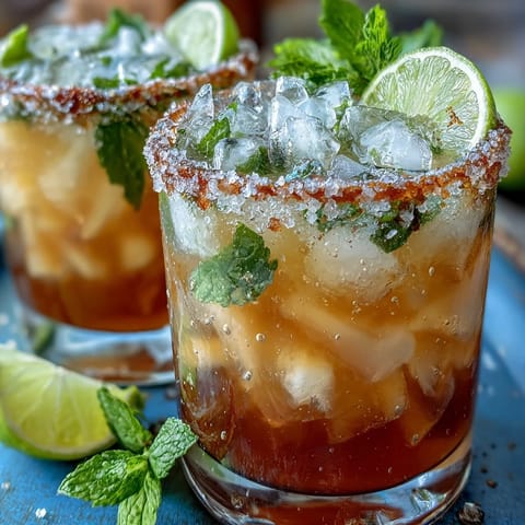 A refreshing Cinco de Mayo Margarita Mocktail with lime and salt rim, perfect for festive celebrations and non-alcoholic enjoyment.