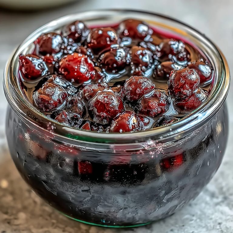 Vibrant Easy Blackcurrant Liqueur ingredients like blackcurrants and rum ready for infusing on a rustic kitchen counter.