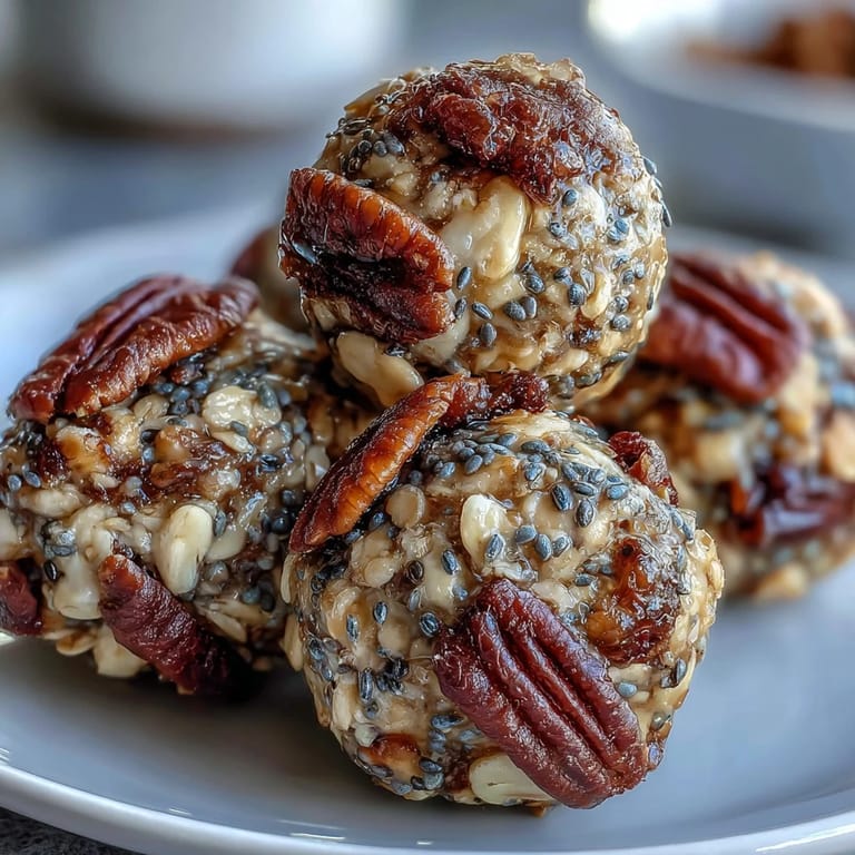 Chewy sunflower seed butter and oat energy bites, naturally sweetened with honey and studded with mini chocolate chips.