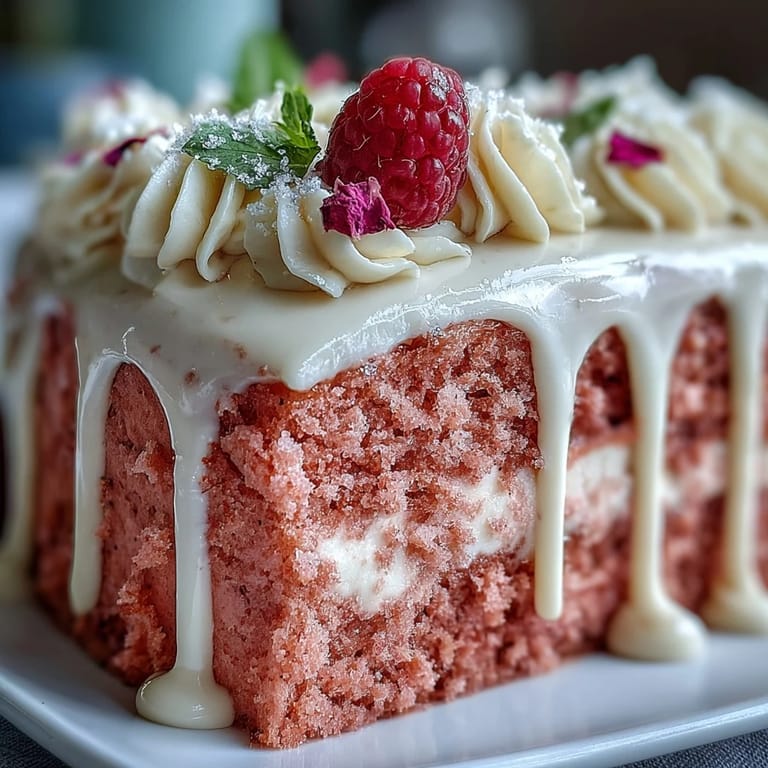 Picture perfect Bridal Shower Rosé Velvet Cake, ready for celebration slicing.