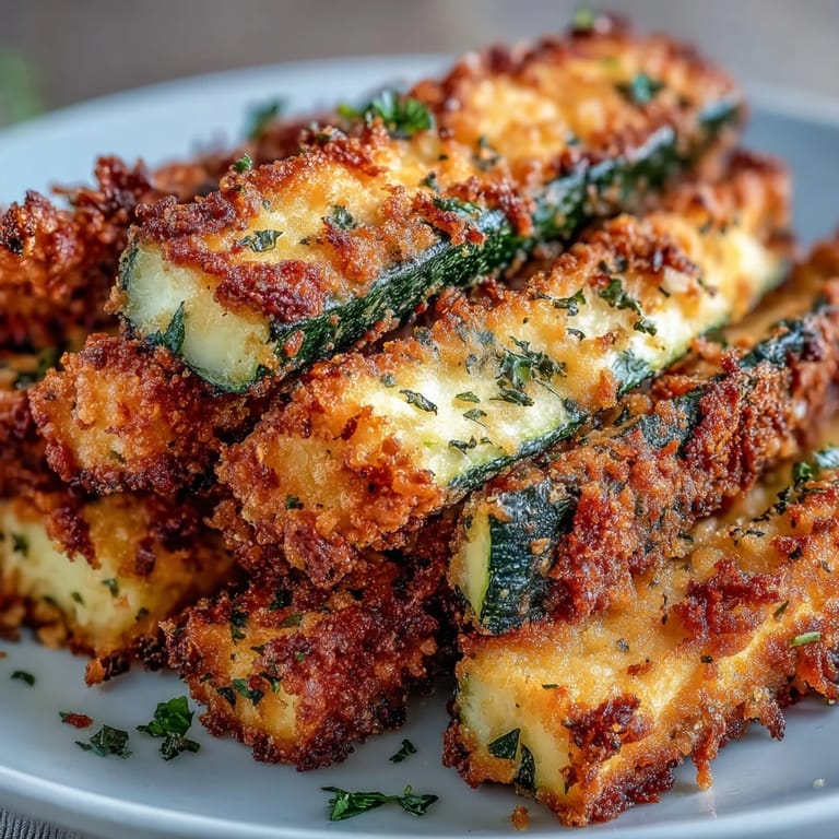 Oven-baked Parmesan zucchini fries appetizer, a crunchy, delicious, and healthy choice.